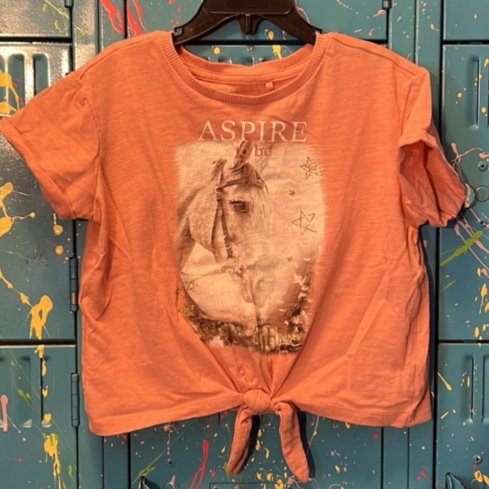 Jessica Simpson Horse tee. Size 7. G154